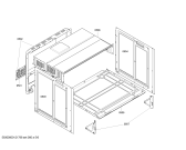 Схема №1 HBN36L850 с изображением Контейнер для фильтра для плиты (духовки) Bosch 00420839