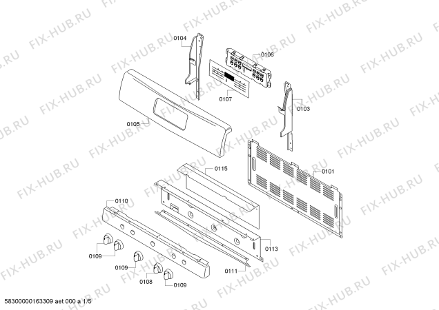 Схема №2 HGS3023UC с изображением Винт для электропечи Bosch 00617830
