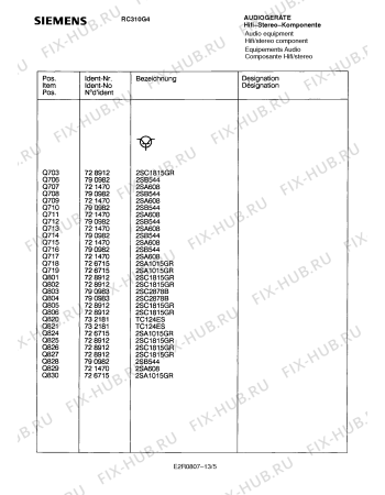 Схема №3 RC310G4 с изображением Переключатель для звукотехники Siemens 00790993