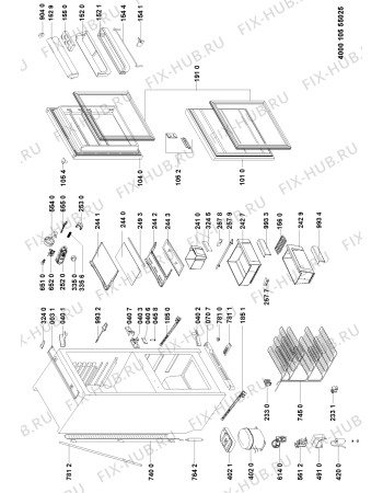 Схема №1 CB18053 (F090459) с изображением Инструкция по эксплуатации для холодильной камеры Indesit C00356683