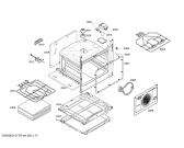 Схема №3 HLN654040E с изображением Фронтальное стекло для электропечи Bosch 00478402