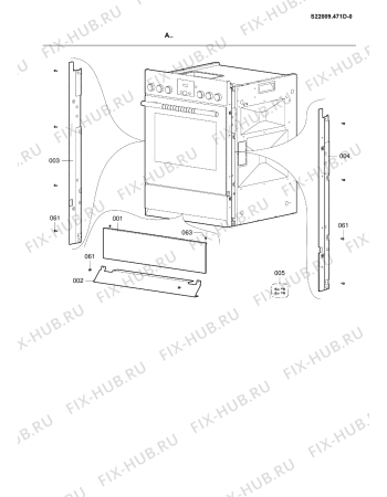 Схема №1 CLH 8482 R SCHWARZ с изображением Часовой механизм для плиты (духовки) Whirlpool 480121102369