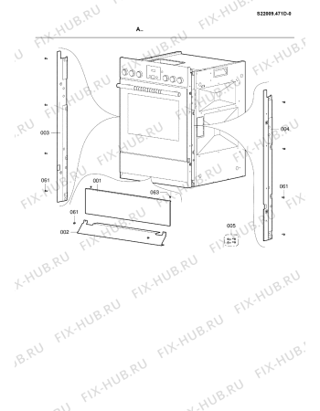 Схема №1 CLH 8482 R SCHWARZ с изображением Кабель для электропечи Whirlpool 482000018383