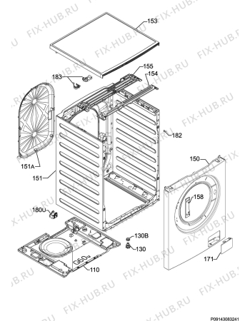 Схема №1 L51470NFL с изображением Микромодуль для стиральной машины Aeg 973914524816001