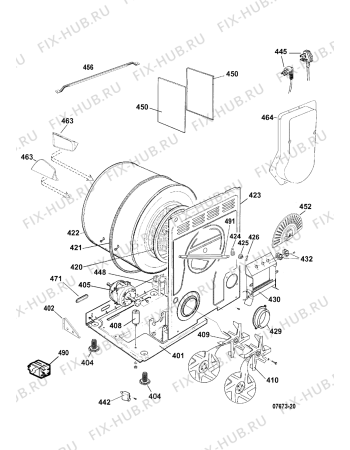 Схема №1 TVM70C6PZEX (F078478) с изображением Кнопка, ручка переключения для стиралки Indesit C00512961