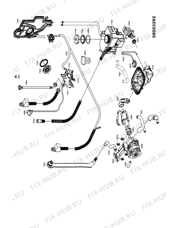 Схема №1 ADP 588 WH с изображением Панель для электропосудомоечной машины Whirlpool 481290508665