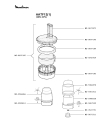 Схема №2 AATF12(1) с изображением Элемент корпуса для кухонного комбайна Moulinex MS-5980612