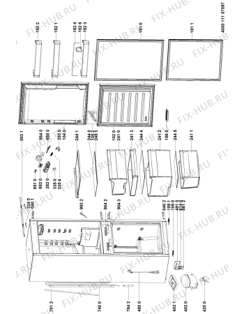 Схема №1 BIN18A1DIF с изображением Термостат для холодильника Whirlpool 484000008821