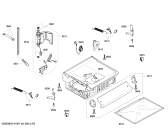 Схема №1 SGS44E18II с изображением Панель управления для электропосудомоечной машины Bosch 00665934