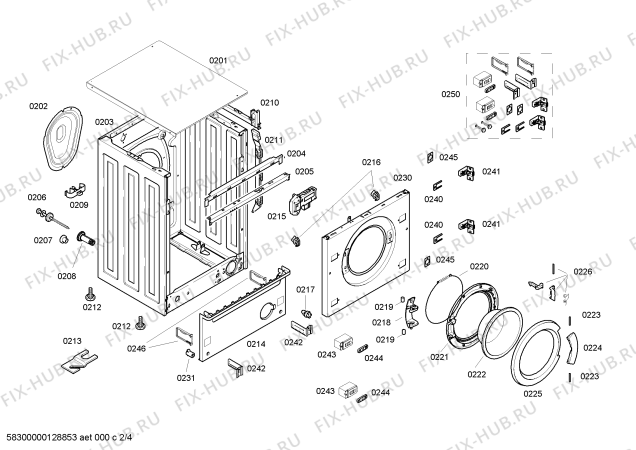 Схема №3 WI12E260EE с изображением Ручка для стиральной машины Siemens 00644944