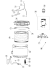 Схема №1 AAV8000AGW (F092060) с изображением Насос (помпа) для посудомоечной машины Indesit C00314671