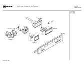 Схема №1 B1583N1 MEGA 4589 с изображением Панель управления для плиты (духовки) Bosch 00350500