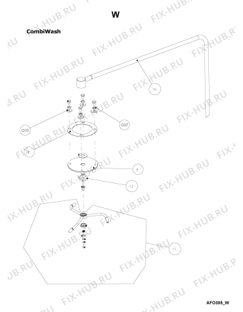Схема №5 AFO 385 с изображением Другое для комплектующей Whirlpool 483286011822