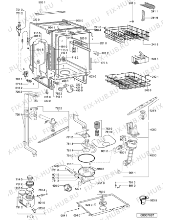 Схема №1 GSI 6320/3 K IN n.p. с изображением Обшивка для электропосудомоечной машины Whirlpool 481245373772