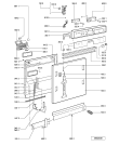 Схема №1 GSI 6482 C-SW с изображением Панель для электропосудомоечной машины Whirlpool 481245371415