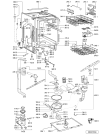 Схема №1 ADG 8515/2 IX с изображением Обшивка для посудомойки Whirlpool 480140101941