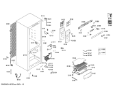 Схема №2 KG33NX74GB с изображением Дверь морозильной камеры для холодильной камеры Siemens 00685576