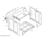 Схема №1 HBG56B550J с изображением Наклейка для электропечи Bosch 00433340