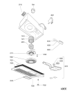 Схема №1 AKG 768 GY с изображением Панель для электровытяжки Whirlpool 481231048086