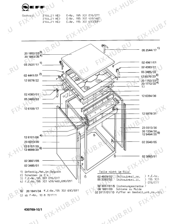 Схема №3 195304423 1394.11HS с изображением Шарнир для электропечи Bosch 00052537