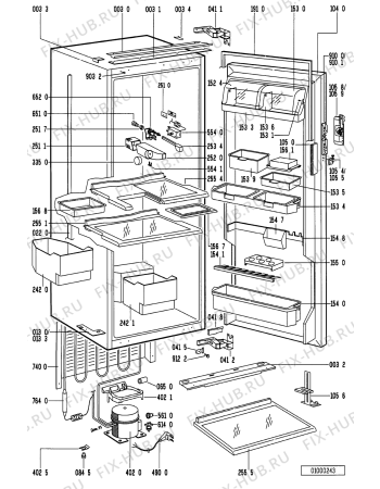 Схема №1 KDIC 1354/2 с изображением Дверца для холодильной камеры Whirlpool 481241878911