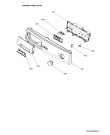 Схема №3 AWG/B M7080S с изображением Кнопка, ручка переключения для стиральной машины Whirlpool 482000006032