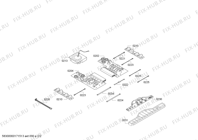Схема №1 T55T55X2 IH6.1 - Flex с изображением Стеклокерамика для духового шкафа Bosch 00689618