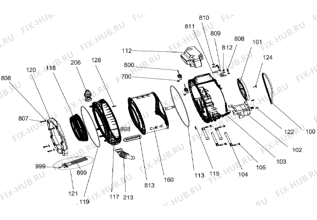 Схема №1 WK5102 (516658, CM1042CR1) с изображением Пружинка для стиралки Gorenje 357045