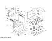 Схема №1 HEK66X82EH P4 Inox 6Q Embutir с изображением Кабель для плиты (духовки) Bosch 00493501