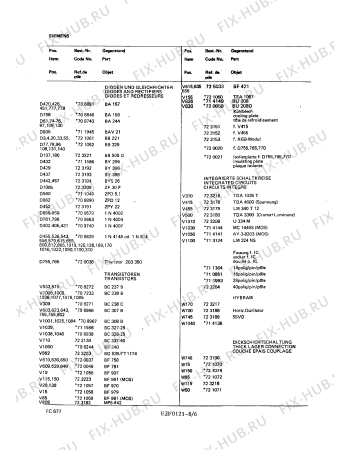 Взрыв-схема телевизора Siemens FC6772 - Схема узла 06