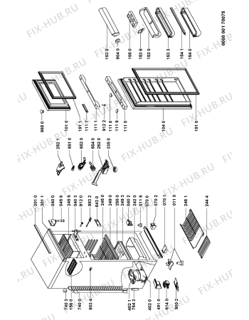 Схема №1 ART 295/H с изображением Поверхность для холодильника Whirlpool 481241828468