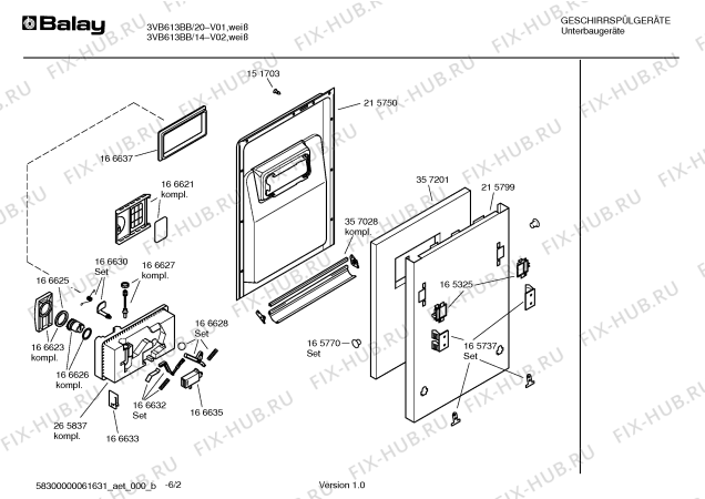 Схема №2 3VN610BB с изображением Краткая инструкция для посудомойки Bosch 00588749