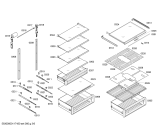 Схема №1 T30IR70FSS с изображением Плата для холодильной камеры Bosch 00244645