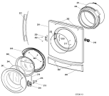 Схема №2 WIDXXL146EU (F040001) с изображением Заслонка для стиральной машины Indesit C00263497