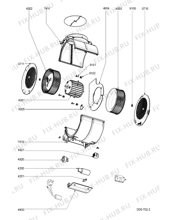 Схема №2 AR 900 S8 с изображением Обшивка для вентиляции Whirlpool 481245249162