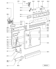 Схема №1 GSI 6798 IN с изображением Обшивка для посудомойки Whirlpool 481245371889