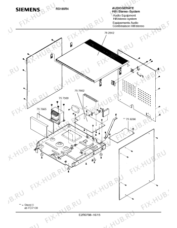 Схема №2 RS185R4 с изображением Сетевой трансформатор для звукотехники Siemens 00757369
