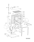 Схема №1 ADG 8575 IX с изображением Обшивка для посудомойки Whirlpool 481010649890