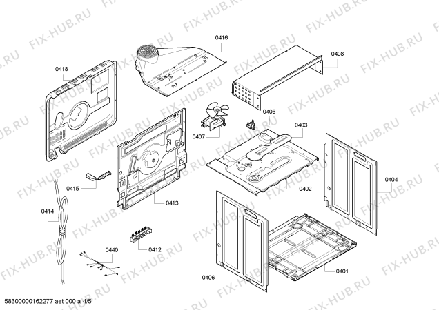 Схема плиты (духовки) Bosch HBG42R450E H.BO.NP.L2D.IN.GLASS.B4/.X.E0_TIF/ - Схема узла 04 Взрыв-схема плиты (духовки) Bosch HBG42R450E H.BO.NP.L2D.IN.GLASS.B4/.X.E0_TIF/ - Схема узла 04