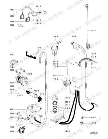 Схема №1 GCF 4730/2 W-WS с изображением Обшивка для электропосудомоечной машины Whirlpool 481245370568