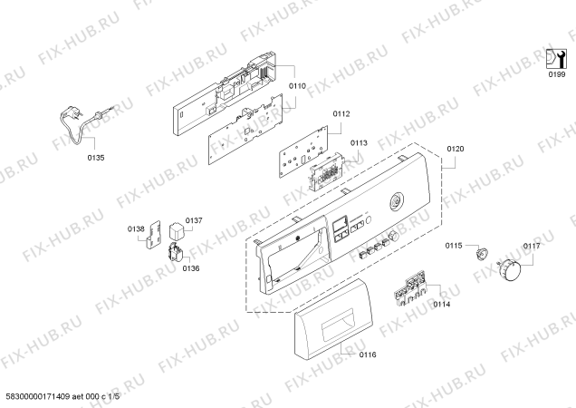 Схема №1 WLK2416SOE Avantixx 6 speedPerfect с изображением Ручка для стиралки Bosch 00754565