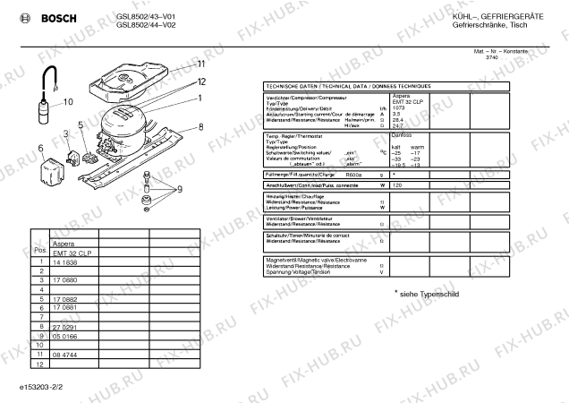 Схема №1 GSL8502 с изображением Крышка для холодильника Bosch 00288740