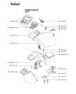 Схема №2 FE900138/701 с изображением Корпусная деталь для электрокомбайна Tefal MS-8080017290