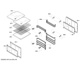 Схема №2 U14M42W0GB с изображением Фронтальное стекло для духового шкафа Bosch 00683433
