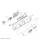 Схема №2 SL55M556EU с изображением Передняя панель для посудомойки Siemens 00449375