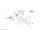 Схема №3 HBN530520C с изображением Панель управления для духового шкафа Bosch 00661069