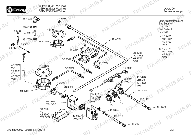 Схема №1 3EPX363B с изображением Соединительный кабель для духового шкафа Bosch 00427325