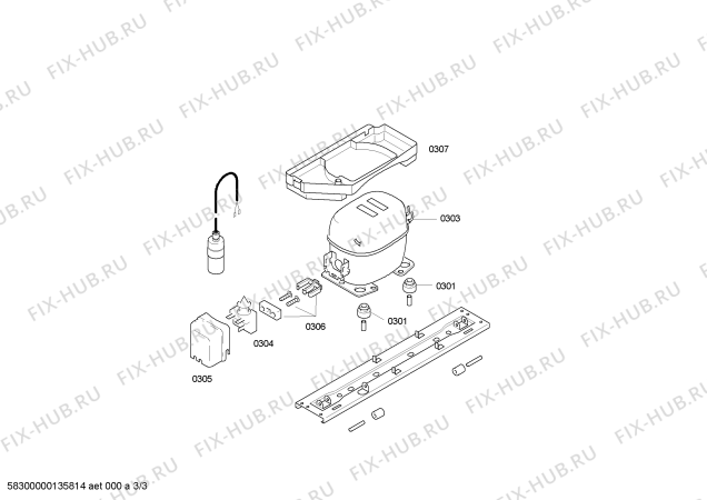 Схема №2 KSR38V41IE с изображением Дверь для холодильной камеры Bosch 00246902