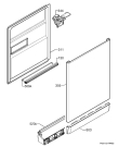 Схема №2 F55529W0 с изображением Блок управления для посудомойки Aeg 973911516137008