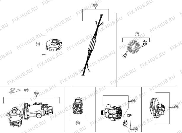 Взрыв-схема посудомоечной машины Gorenje GU63350W (388467, UNPT21T1) - Схема узла 09